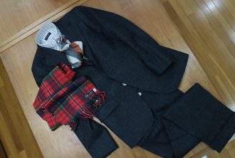 ABRAHAM MOON Yorkshire Tweed アブラハムムーン ヨークシャーツイードスーツ